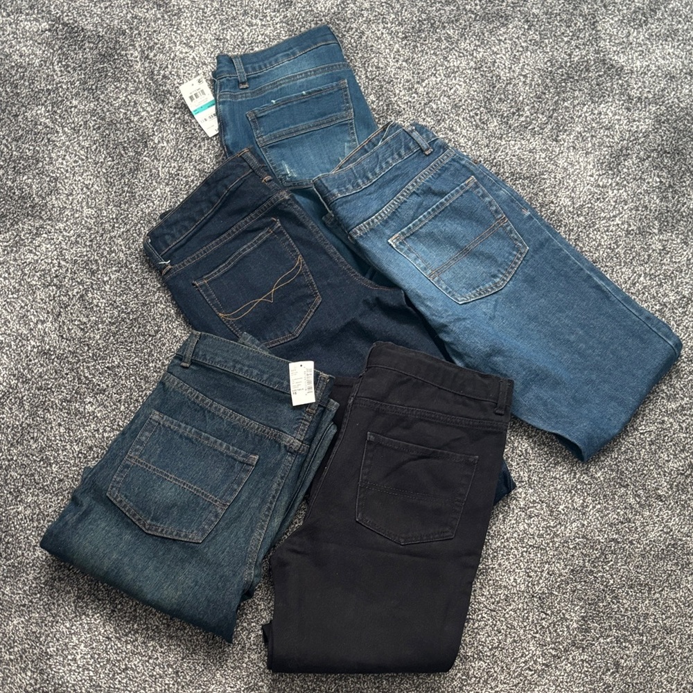 Stylish Boys Jeans Collection - Blue and Black (2 New) Polo, Epic Thread, CPlace